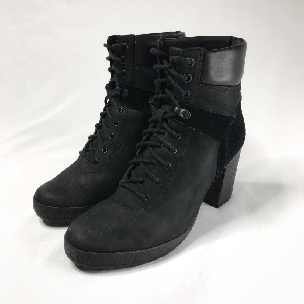 Timberland Camdale High Heeled Lace Up Boot Size 10 - Picture 5 of 9